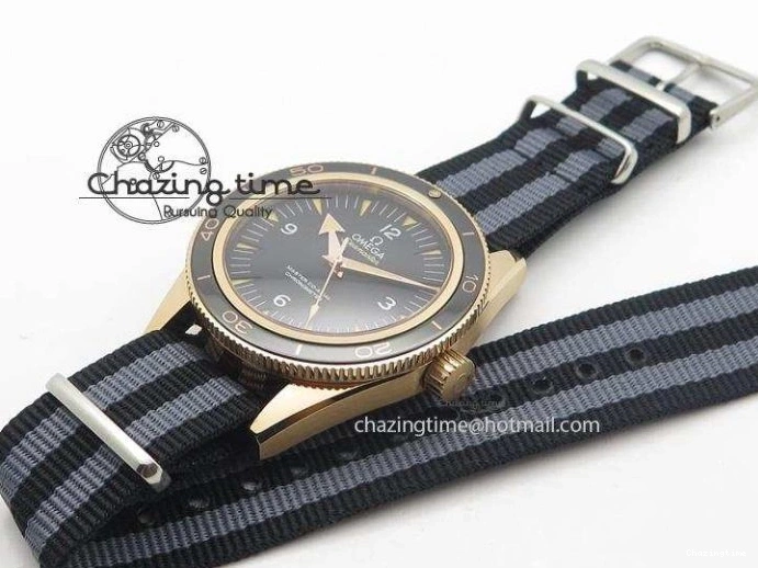 0810 Seamaster 300 Master Co-Axial Liquidmetal V6F Best Edition RG On RG Bracelet A8400 (Free Nylon Strap) Resilient 8265
